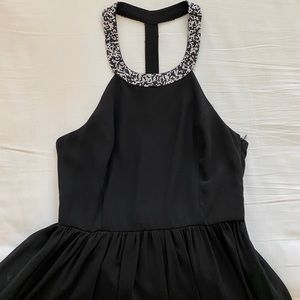 Lulus black beaded maxi dress